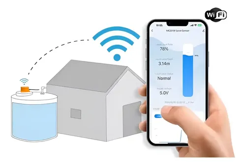 Sensor Nivel de Liquidos tanques uso hogar / Industrial – 367-NVLTanqWifi