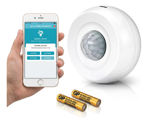 Sensor PIR Movimiento 360 Wifi – Smart Life Tuya –  SEN-PIR01-01