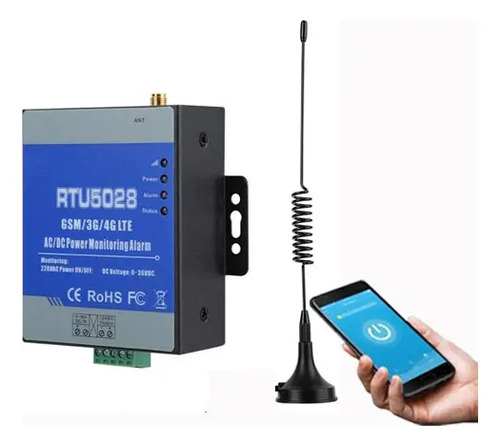 Alerta Alarma Falta Energía 220v Sms Gms 4g Lte Rtu 5028