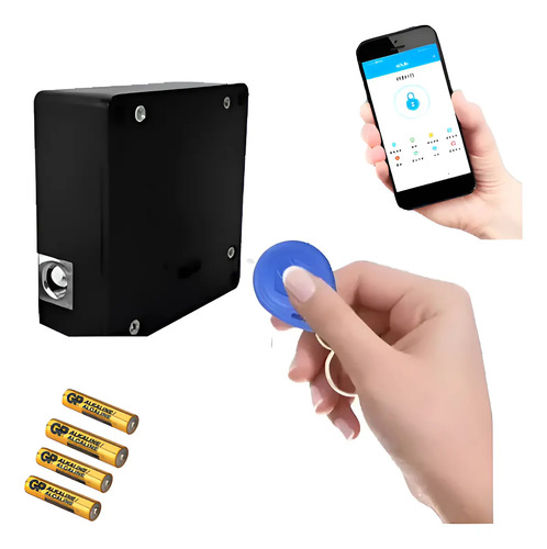 Cerradura Invisible Bluetooth Ttlock Rifd Seguridad Oculta Negro