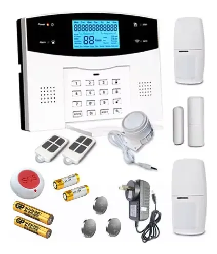 Kit Alarma Wifi Gsm Inalámbrica Español, Domicilio Comercio Blanco